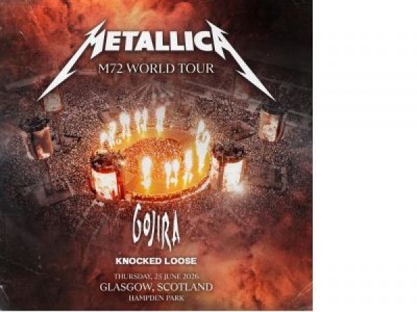 A Trip to Glasgow, Scotland to see Metallica